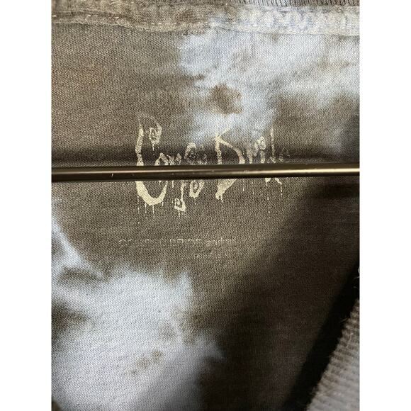 Corpse Bride Bleach Tie Dye Graphic T-Shirt Large Tim Burton Gothic Movie Tee - Picture 2 of 7